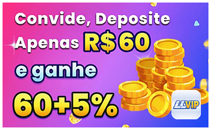 Convide, Deposite Apenas R$60 e ganhe 60+5%